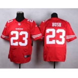 nike nfl jerseys san francisco 49ers #23 bush red[Elite][bush]