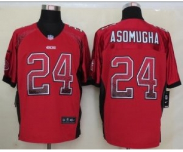 nike nfl jerseys san francisco 49ers #24 nnamdi asomugha red[Elite drift fashion]