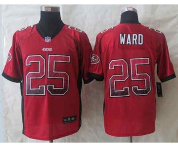 nike nfl jerseys san francisco 49ers #25 ward red[Elite drift fashion]