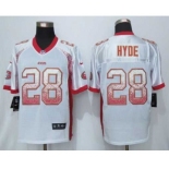 nike nfl jerseys san francisco 49ers #28 hyde white[Elite drift fashion]