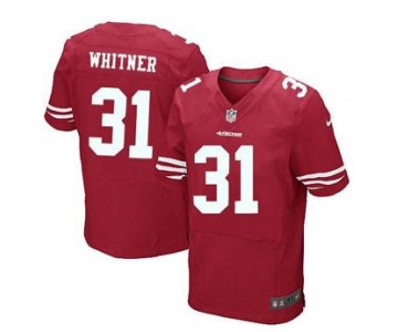 nike nfl jerseys san francisco 49ers #31 whitner red[Elite]