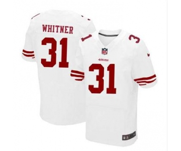 nike nfl jerseys san francisco 49ers #31 whitner white[Elite]