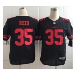 nike nfl jerseys san francisco 49ers #35 reid black[Elite]