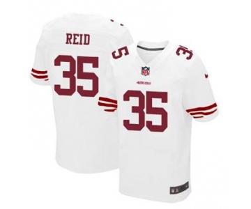 nike nfl jerseys san francisco 49ers #35 reid white[Elite]