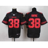 nike nfl jerseys san francisco 49ers #38 hayne black[Elite][hayne]