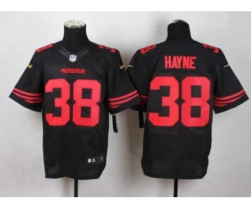 nike nfl jerseys san francisco 49ers #38 hayne black[Elite][hayne]