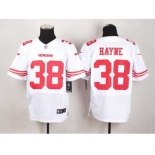 nike nfl jerseys san francisco 49ers #38 hayne white[Elite][hayne]