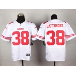 nike nfl jerseys san francisco 49ers #38 lattimore white[Elite][lattimore]