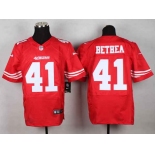 nike nfl jerseys san francisco 49ers #41 bethea red[Elite]