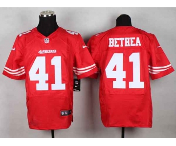 nike nfl jerseys san francisco 49ers #41 bethea red[Elite]