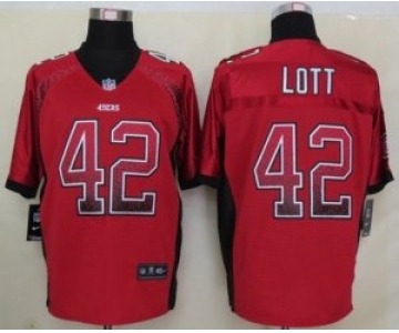 nike nfl jerseys san francisco 49ers #42 ronnie lott red[Elite drift fashion]