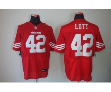 nike nfl jerseys san francisco 49ers #42 ronnie lott red[Elite]