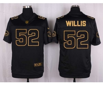 nike nfl jerseys san francisco 49ers #52 patrick willis black gold collection[Elite]