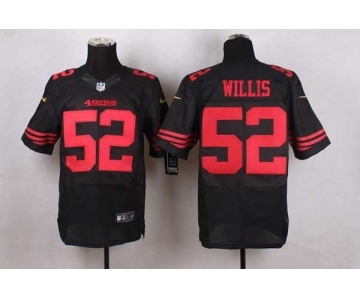 nike nfl jerseys san francisco 49ers #52 patrick willis black[Elite]