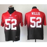 nike nfl jerseys san francisco 49ers #52 patrick willis red-grey[Elite drift fashion][second version]