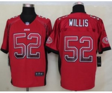 nike nfl jerseys san francisco 49ers #52 patrick willis red[Elite drift fashion]