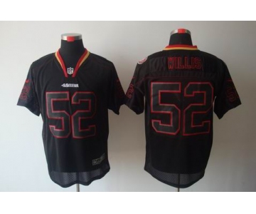 nike nfl jerseys san francisco 49ers #52 willis black[Elite lights out]