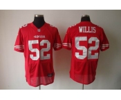 nike nfl jerseys san francisco 49ers #52 willis red[elite]