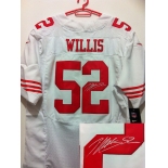 nike nfl jerseys san francisco 49ers #52 willis white[Elite signature]