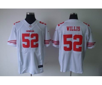 nike nfl jerseys san francisco 49ers #52 willis white[elite]