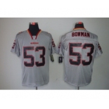 nike nfl jerseys san francisco 49ers #53 bowman grey[Elite lights out]