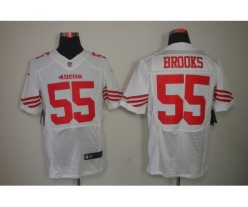 nike nfl jerseys san francisco 49ers #55 brooks white[Elite]