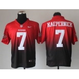 nike nfl jerseys san francisco 49ers #7 colin kaepernick red-grey[Elite drift fashion][second version]