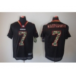 nike nfl jerseys san francisco 49ers #7 kaepernick black[camo fashion Elite]