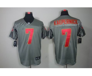 nike nfl jerseys san francisco 49ers #7 kaepernick grey[Elite shadow]