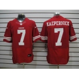 nike nfl jerseys san francisco 49ers #7 kaepernick red[Elite]