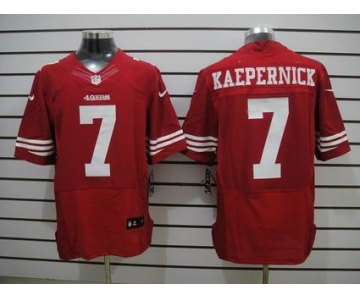 nike nfl jerseys san francisco 49ers #7 kaepernick red[Elite]