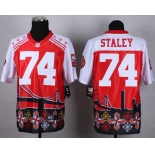 nike nfl jerseys san francisco 49ers #74 staley[Elite Style Noble Fashion]