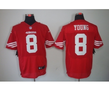 nike nfl jerseys san francisco 49ers #8 young red[Elite]