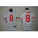 nike nfl jerseys san francisco 49ers #8 young white[Elite]