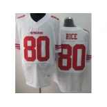 nike nfl jerseys san francisco 49ers #80 jerry rice white[Elite]