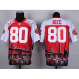 nike nfl jerseys san francisco 49ers #80 rice [Elite Style Noble Fashion]