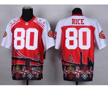 nike nfl jerseys san francisco 49ers #80 rice [Elite Style Noble Fashion]