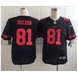 nike nfl jerseys san francisco 49ers #81 boldin black[Elite]