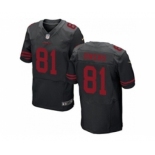 nike nfl jerseys san francisco 49ers #81 terrell owens black[Elite][owens]