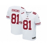 nike nfl jerseys san francisco 49ers #81 terrell owens white[Elite][owens]