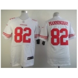 nike nfl jerseys san francisco 49ers #82 mario manningham white[Elite]