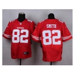 nike nfl jerseys san francisco 49ers #82 smith red[Elite][smith]