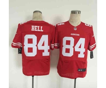 nike nfl jerseys san francisco 49ers #84 bell red[Elite][bell]