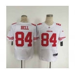 nike nfl jerseys san francisco 49ers #84 bell white[Elite][bell]