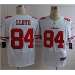 nike nfl jerseys san francisco 49ers #84 lloyd white[Elite][lloyd]