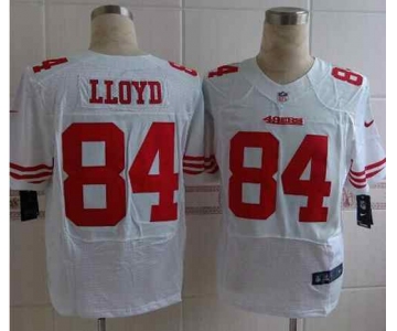 nike nfl jerseys san francisco 49ers #84 lloyd white[Elite][lloyd]