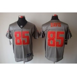 nike nfl jerseys san francisco 49ers #85 davis grey[Elite shadow]