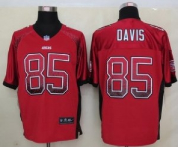 nike nfl jerseys san francisco 49ers #85 vernon davis red[Elite drift fashion]