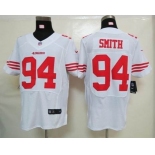 nike nfl jerseys san francisco 49ers #94 smith white[Elite]