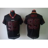 nike nfl jerseys san francisco 49ers #99 smith black[Elite lights out]